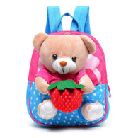 2016 New Cartoon Kid School Backpack For Child School Bag For Kindergarten Girl Baby Student School Boy Cute bear Backpack