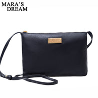 Mara's Dream Woman Messenger Bag Handbags High Quality PU Leather Metal Zipper Solid Color Sequined Party Purse Handbags Bags