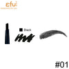 5 Colors 24 Hours Long-lasting Eyebrow Pencil Soft And Smooth Fashion Eye 0.4g Lotus Series Makeup Brand EFU #7046-7050