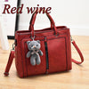 Luxury Women Leather Handbag Red Retro Vintage Bag Designer Handbags High Quality Famous Brand Tote Shoulder Ladies Hand Bag 703