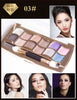 Professional Eye Makeup 12 Colors Eyeshadow Palette Gold Smoky Cosmetics Makeup Palette Diamond Bright Glitter Eye Shadow