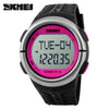 SKMEI Pedometer Heart Rate Monitor Calories Counter Fitness Tracker Outdoor Men Sports Watches Digital Watch Women Wristwatches