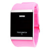Skmei Trendy Colorful LED Touch Digital Watch,Men Watch,Women Watch,Casual Sport,Rectangle Shape Dial Rubber Band Watch