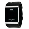 Skmei Trendy Colorful LED Touch Digital Watch,Men Watch,Women Watch,Casual Sport,Rectangle Shape Dial Rubber Band Watch