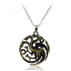Game of Thrones Stark family lion wolf dragon deer Lannister Targaryen Stark Baratheon Arryn Greyjoy family members necklace