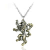 Game of Thrones Stark family lion wolf dragon deer Lannister Targaryen Stark Baratheon Arryn Greyjoy family members necklace