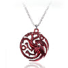 Game of Thrones Stark family lion wolf dragon deer Lannister Targaryen Stark Baratheon Arryn Greyjoy family members necklace