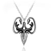 Game of Thrones Stark family lion wolf dragon deer Lannister Targaryen Stark Baratheon Arryn Greyjoy family members necklace