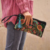 Women Bag Handbags Summer Cotton Clutch Embroidered Purse Phone Coin Tassel Small Floral Female Bolsa Casual Wallet Vintage Sale