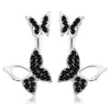 Manufacturers selling hanging butterfly earrings two wear fashion temperament Korean earrings fine jewelry for women
