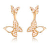Manufacturers selling hanging butterfly earrings two wear fashion temperament Korean earrings fine jewelry for women