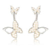 Manufacturers selling hanging butterfly earrings two wear fashion temperament Korean earrings fine jewelry for women