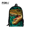 Cool Pet Dog Husky Children Backpack 3D Animal Printing Travel Daypack-isodeals