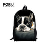 Cool Pet Dog Husky Children Backpack 3D Animal Printing Travel Daypack-isodeals