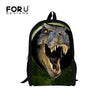 Cool Pet Dog Husky Children Backpack 3D Animal Printing Travel Daypack-isodeals