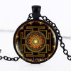 SUTEYI Fashion 2017 Buddhist Sri Yantra Pendant Necklace Sacred Geometry Sri Yantra Jewelry, Wholesale Jewelry