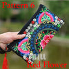 Hmong Thai Indian Embroidered Wristlet Bag Clutch Purse Boho Ethnic Phone Money Bag Famous Top Brand Clutches Embrague Bolsos de