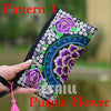 Hmong Thai Indian Embroidered Wristlet Bag Clutch Purse Boho Ethnic Phone Money Bag Famous Top Brand Clutches Embrague Bolsos de