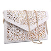 Hollow Out Shoulder Bags Crossbody Day Clutches Women Messenger  Bag Ladies Handbags Vintage Style Chain Envelope Bag