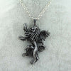 Game of Thrones Stark family lion wolf dragon deer Lannister Targaryen Stark Baratheon Arryn Greyjoy family members necklace