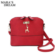Mara's Dream 2017 Women Messenger Bags Fashion Bag With Deer Toy Shell Shape Bag Women Shoulder Crossbody Bags Free Shipping