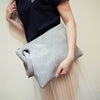 New Fashion Solid Women's Clutch Bag Leather 2017 Women Envelope Bag Clutch Evening Bag Female Clutches Handbag free delivery