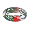 LIEBE ENGEL Transparent Resin Bracelet Bangle Dried Flower Red Leaf Love Bracelet Cuff For Women Best Gift Summer Jewelry 2017-isodeals