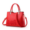 Luxury Women Leather Handbag Women Messenger Bag Female Leather Shoulder Bag Women's Embroidery Flower Handbag sac a main