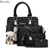Soperwillton Women Bag Luxury Handbags Shoulder Patchwork Crossbody Messenger Women's Bag 4 Pieces Female Bolsa Feminina #1122