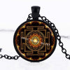 SUTEYI Fashion 2017 Buddhist Sri Yantra Pendant Necklace Sacred Geometry Sri Yantra Jewelry, Wholesale Jewelry