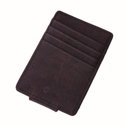 2016 Fashion Men Purs Card Holder Cash Receipt Leather Wallets Men Organizer Bifold Wallete carteras mujer