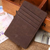 2016 Fashion Men Purs Card Holder Cash Receipt Leather Wallets Men Organizer Bifold Wallete carteras mujer