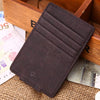2016 Fashion Men Purs Card Holder Cash Receipt Leather Wallets Men Organizer Bifold Wallete carteras mujer
