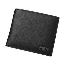 JINBAOLAI Men Wallets Bifold Stripe Wallet Leather Mens Mini Wallet Credit/ID Card Holder Billfold Purse #4M