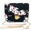 Luxury Women Bags Design Small Satchel Women bag Flower Butterfly Printed PU Leather Shoulder Bag Retro Crossbody Bag Bolsa
