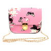 Luxury Women Bags Design Small Satchel Women bag Flower Butterfly Printed PU Leather Shoulder Bag Retro Crossbody Bag Bolsa