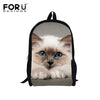 Cool Pet Dog Husky Children Backpack 3D Animal Printing Travel Daypack-isodeals