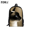 Cool Pet Dog Husky Children Backpack 3D Animal Printing Travel Daypack-isodeals