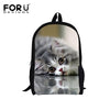 Cool Pet Dog Husky Children Backpack 3D Animal Printing Travel Daypack-isodeals