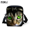 FORUDESIGNS Casual Women Handbag 3D Cat Cross-body Bags For Girls Child Small Shoulder Bag Kids Messenger Bag Mochilas Infantil