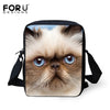 FORUDESIGNS Casual Women Handbag 3D Cat Cross-body Bags For Girls Child Small Shoulder Bag Kids Messenger Bag Mochilas Infantil