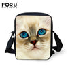 FORUDESIGNS Casual Women Handbag 3D Cat Cross-body Bags For Girls Child Small Shoulder Bag Kids Messenger Bag Mochilas Infantil