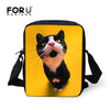 FORUDESIGNS Casual Women Handbag 3D Cat Cross-body Bags For Girls Child Small Shoulder Bag Kids Messenger Bag Mochilas Infantil