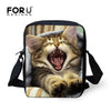 FORUDESIGNS Casual Women Handbag 3D Cat Cross-body Bags For Girls Child Small Shoulder Bag Kids Messenger Bag Mochilas Infantil