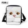 FORUDESIGNS Casual Women Handbag 3D Cat Cross-body Bags For Girls Child Small Shoulder Bag Kids Messenger Bag Mochilas Infantil