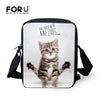 FORUDESIGNS Casual Women Handbag 3D Cat Cross-body Bags For Girls Child Small Shoulder Bag Kids Messenger Bag Mochilas Infantil