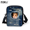 FORUDESIGNS Casual Women Handbag 3D Cat Cross-body Bags For Girls Child Small Shoulder Bag Kids Messenger Bag Mochilas Infantil