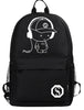 Fashion Noctilucent Cartoon Men's Backpack Teenagers School Night Lighting Bags with free USB+Pen Bag+Antitheft Lock Backpack