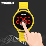 SKMEI Brand Women Fashion Digital Wristwatch Girls LED Student Clocks PU Strap Waterproof Female Ladies Sports Watches 1230 New