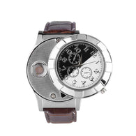 Metal Wrist Watches Design Lighter Rechargeable USB Charging Electronic Cigarette Lighter Flameless Wrist Watches for Man